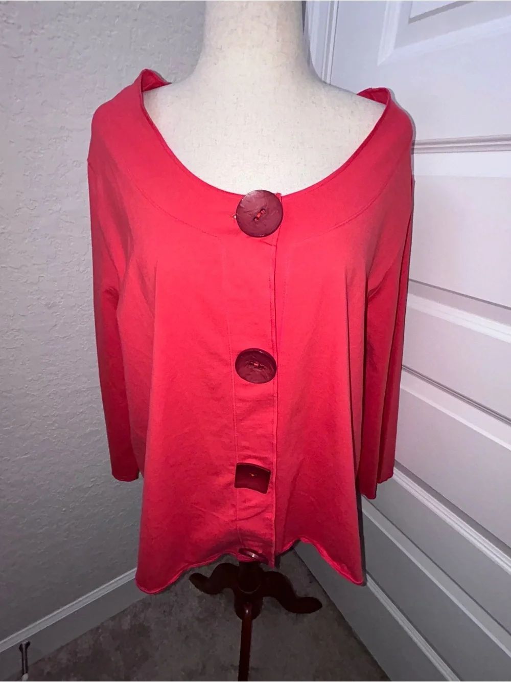 Neon Buddha Large Button Front Lagenlook Cardigan Jacket